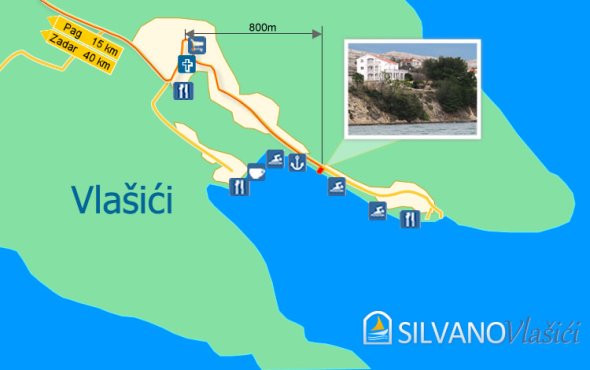 Mapa miejscowości  Vlasici