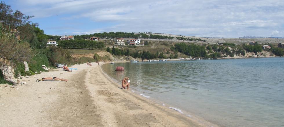 La spiaggia di sabbia